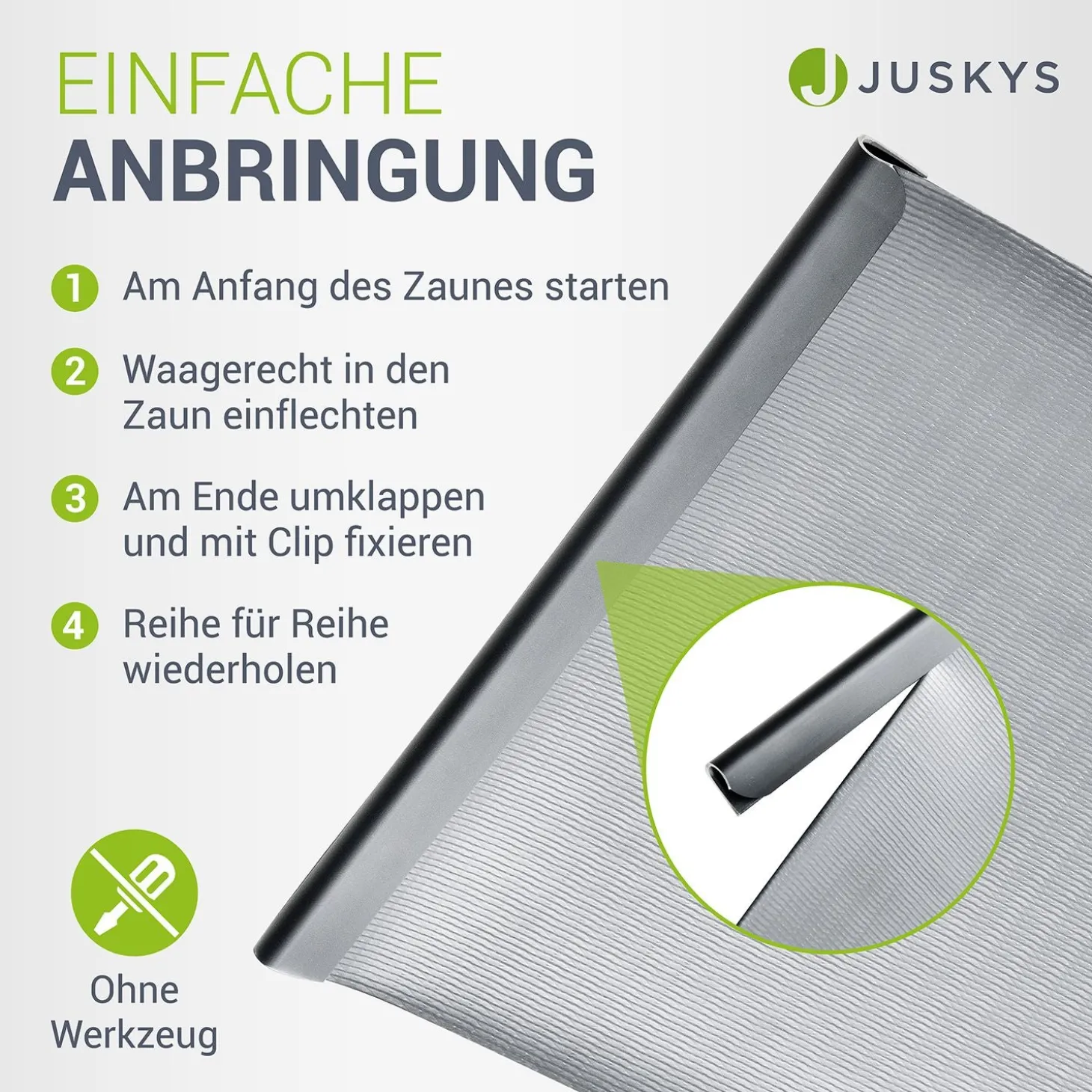 Sichtschutzstreifen PVC