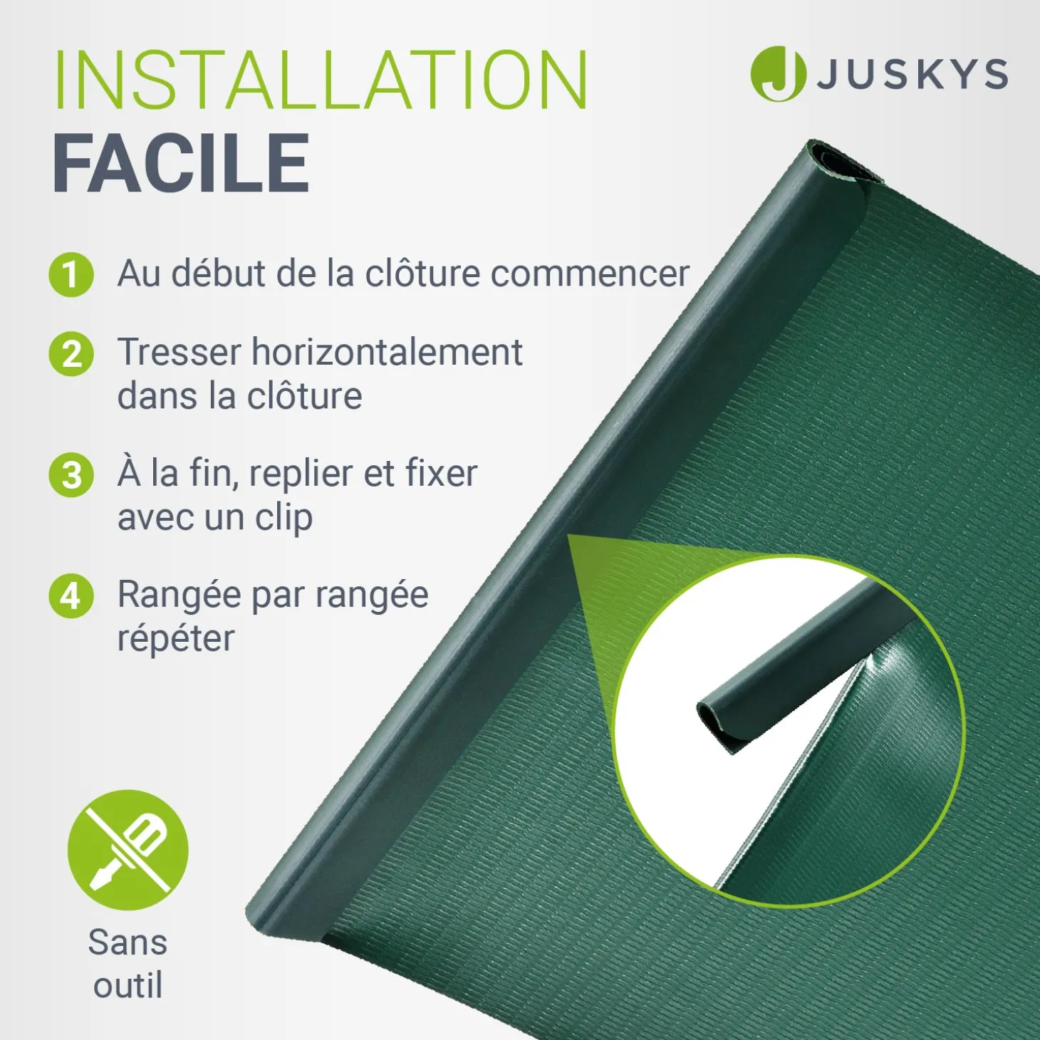 Sichtschutzstreifen PVC
