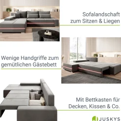 Sofa Davos mit LED