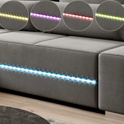 Sofa Davos mit LED