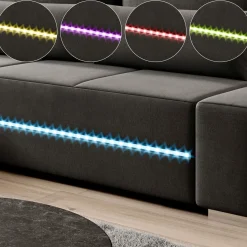 Sofa Davos mit LED