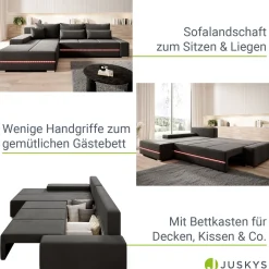Sofa Davos mit LED