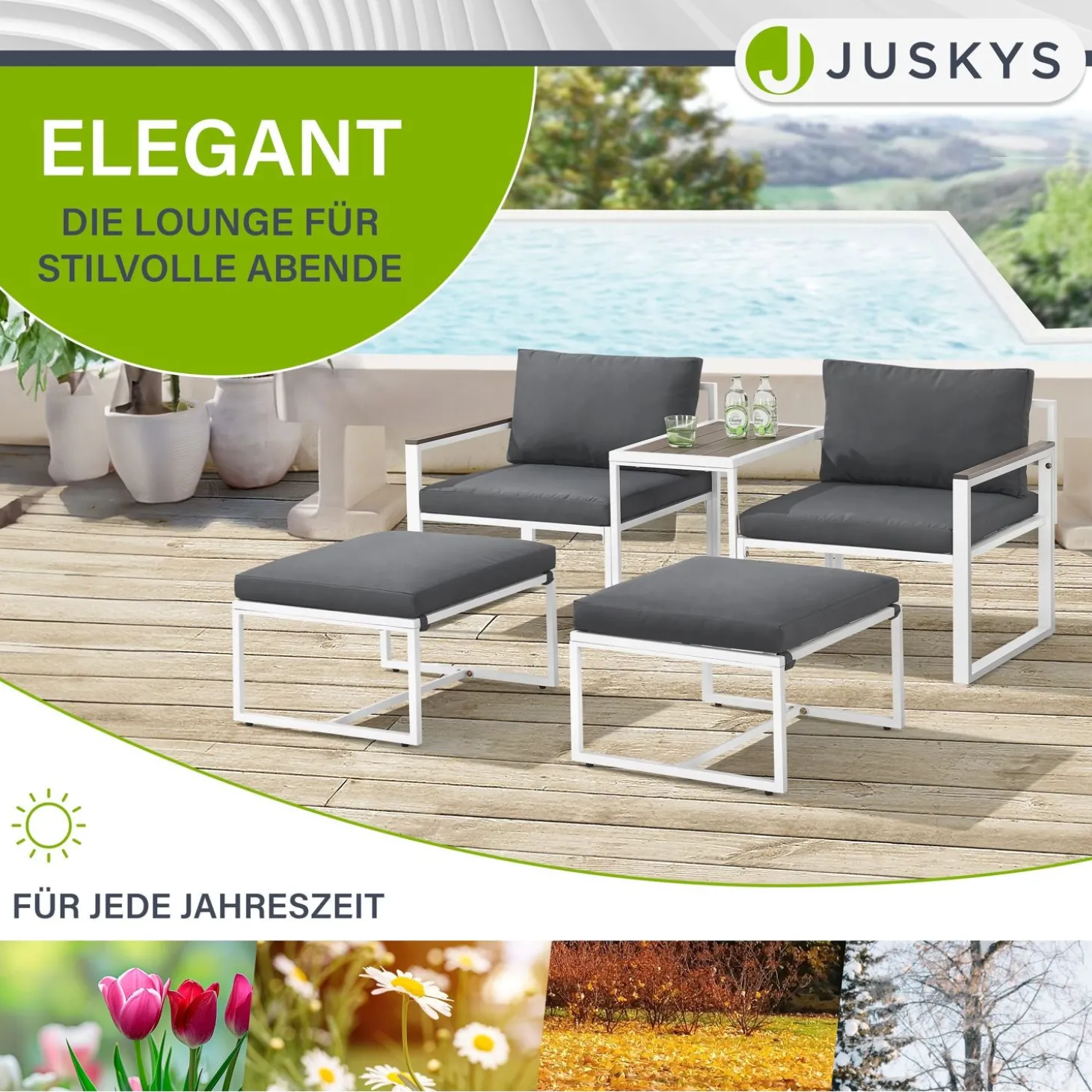 Sofa Gartenmöbel Set Bari