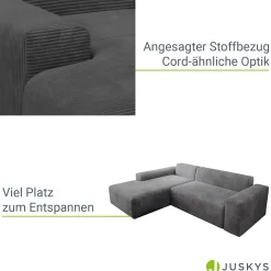 Sofa in L-Form Vals