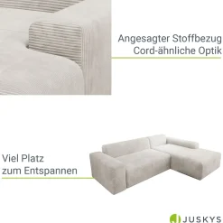 Sofa in L-Form Vals