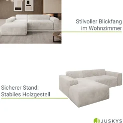 Sofa in L-Form Vals