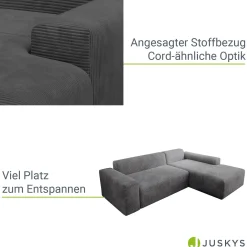 Sofa in L-Form Vals