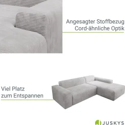 Sofa in L-Form Vals