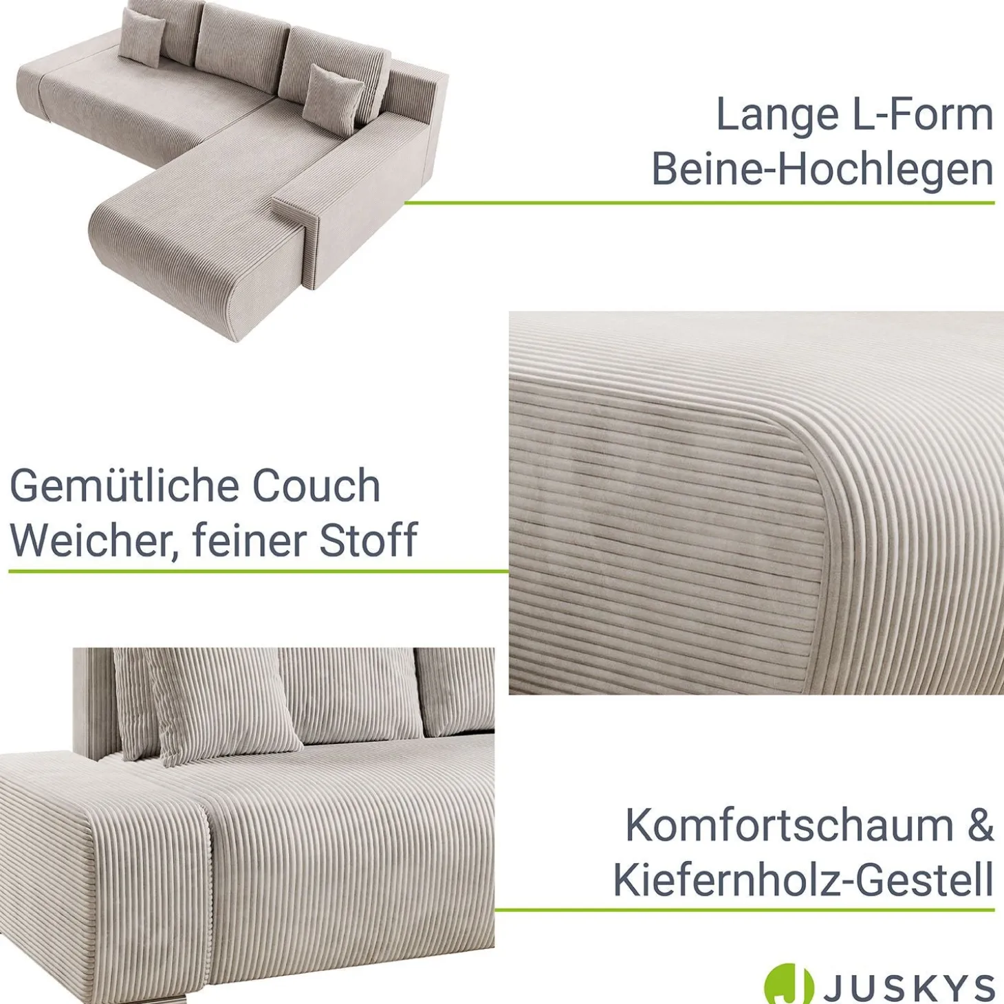 Sofa Iseo mit Schlaffunktion