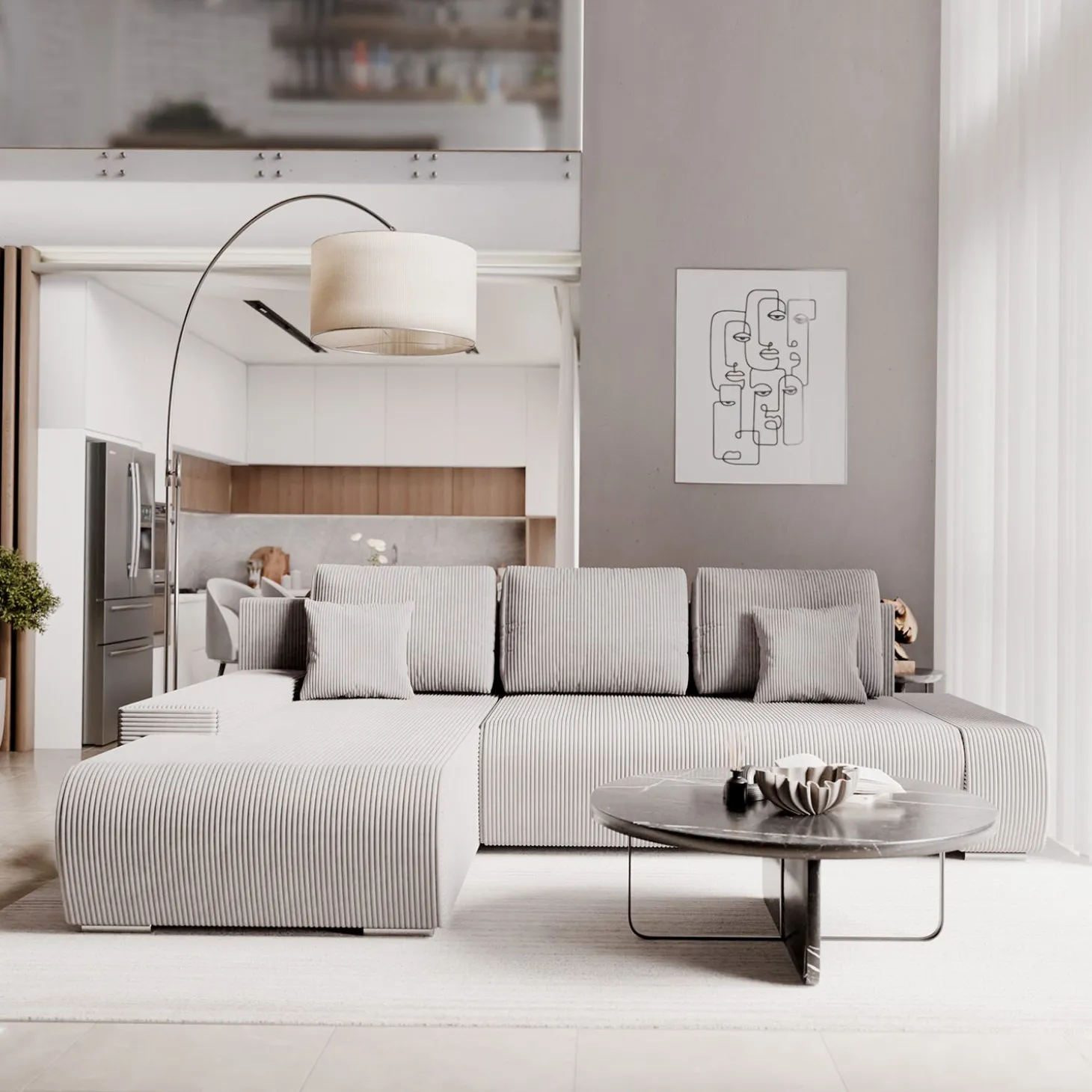 Sofa Iseo mit Schlaffunktion