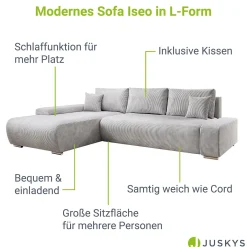 Sofa Iseo mit Schlaffunktion