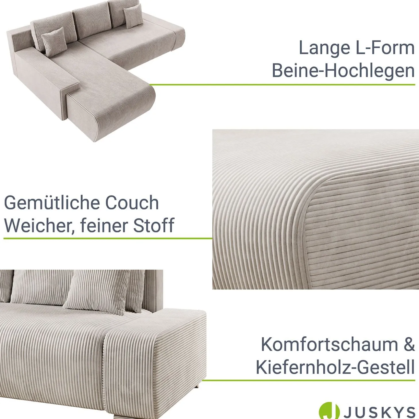 Sofa Iseo mit Schlaffunktion