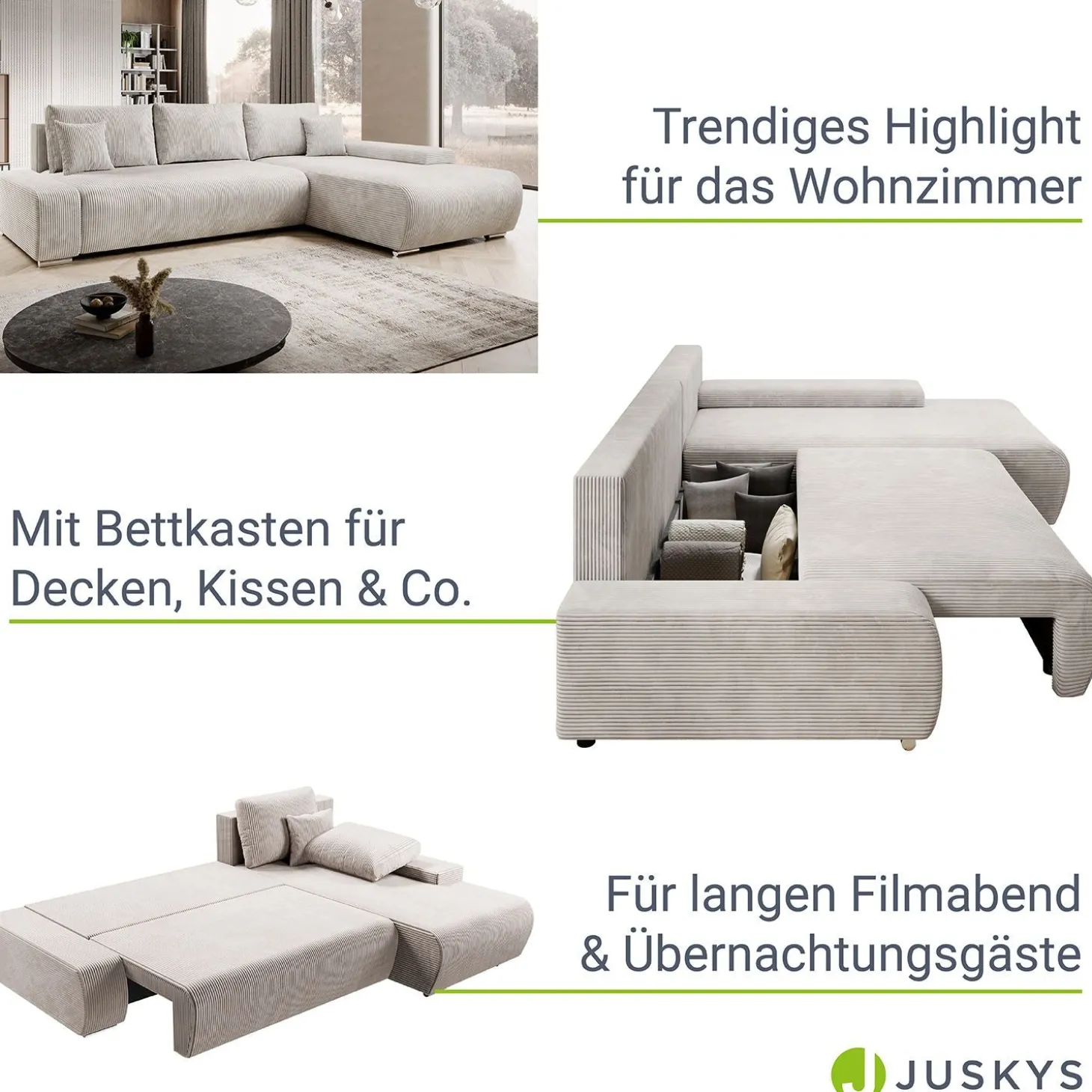 Sofa Iseo mit Schlaffunktion