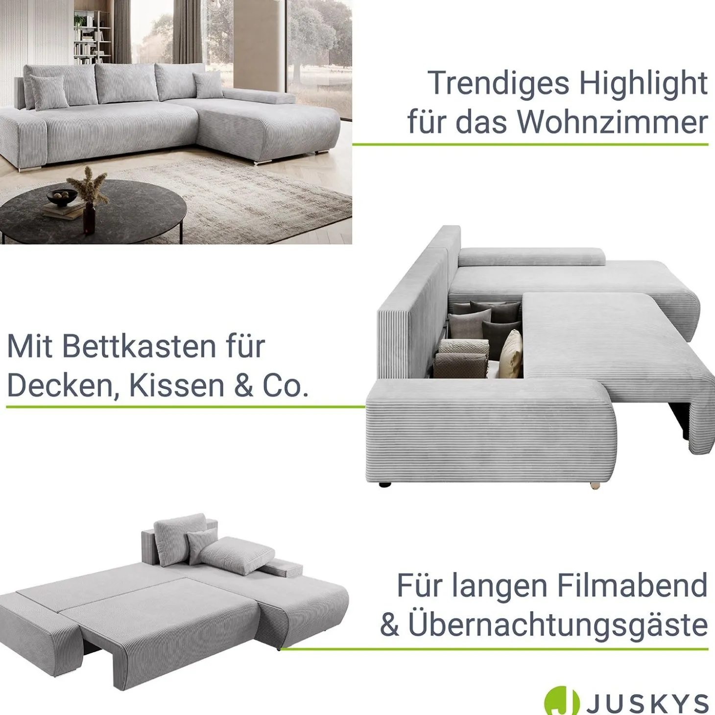 Sofa Iseo mit Schlaffunktion