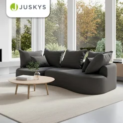 Sofa Tirano mit Ottomane & Dekokissen