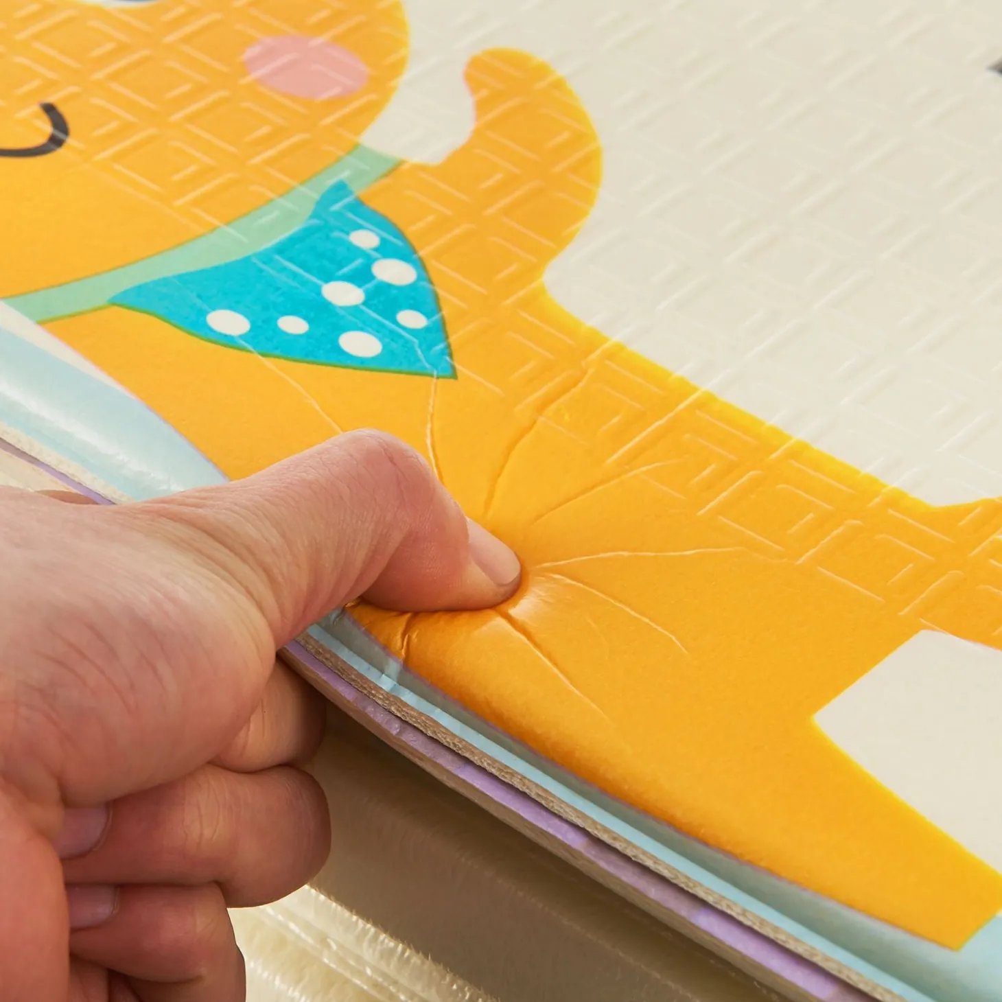Spielmatte 180 x 200 cm mit diversen Tiermotiven