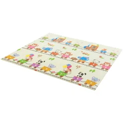 Spielmatte 180 x 200 cm mit diversen Tiermotiven