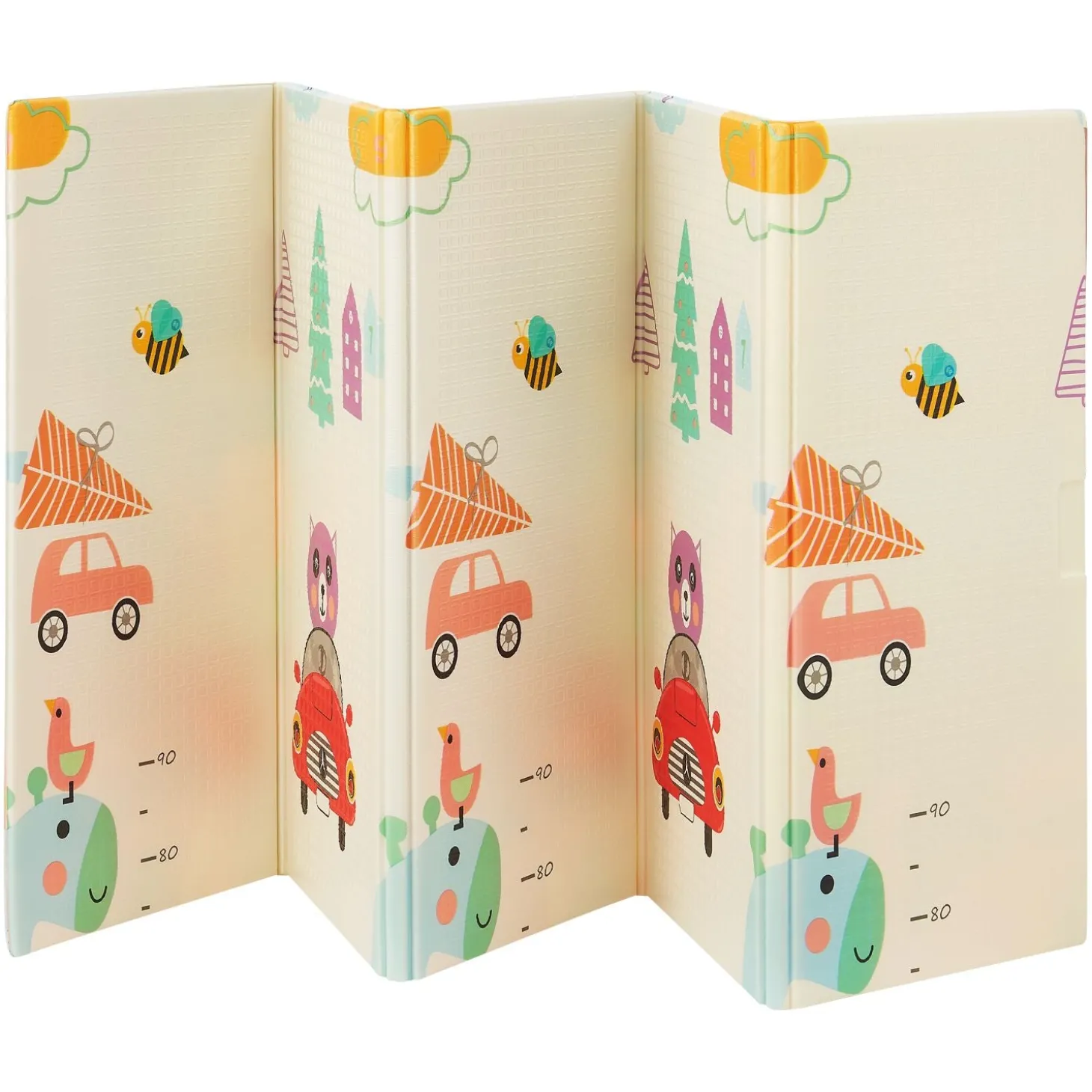 Spielmatte 180 x 200 cm mit diversen Tiermotiven