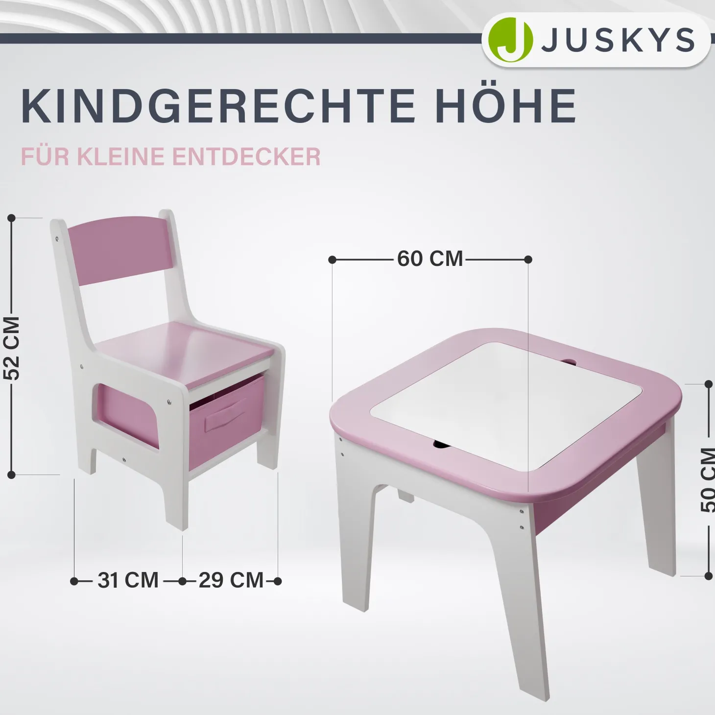 Spieltisch mit zwei Stühlen Milou