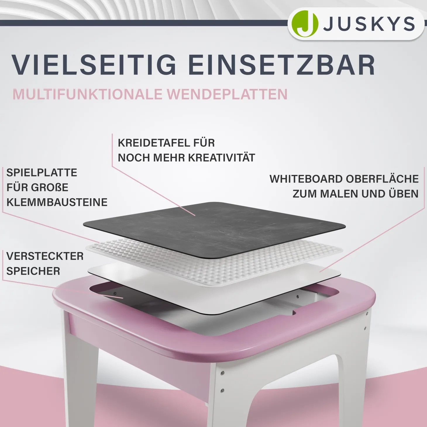 Spieltisch mit zwei Stühlen Milou