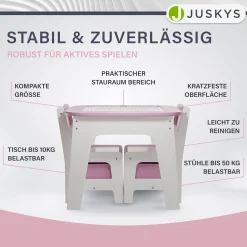 Spieltisch mit zwei Stühlen Milou