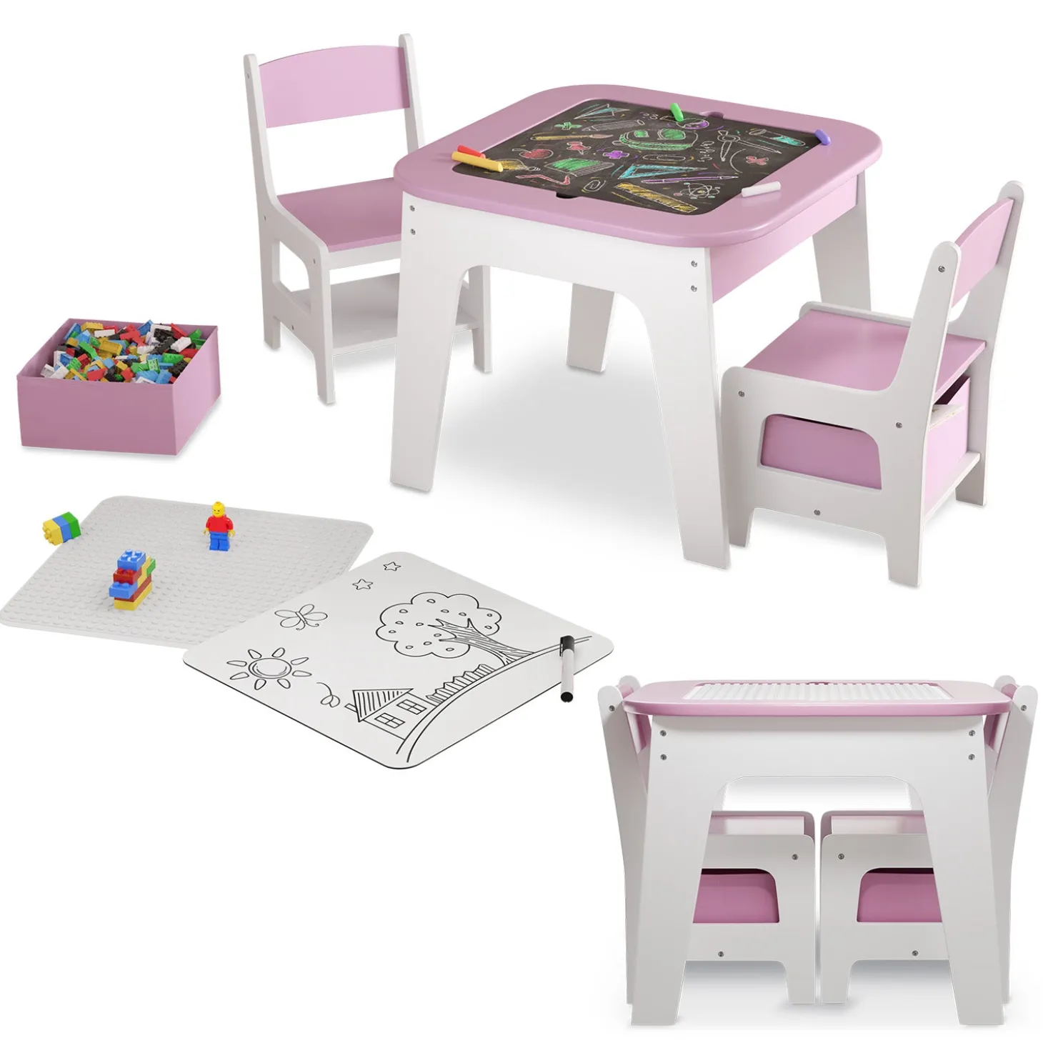 Spieltisch mit zwei Stühlen Milou