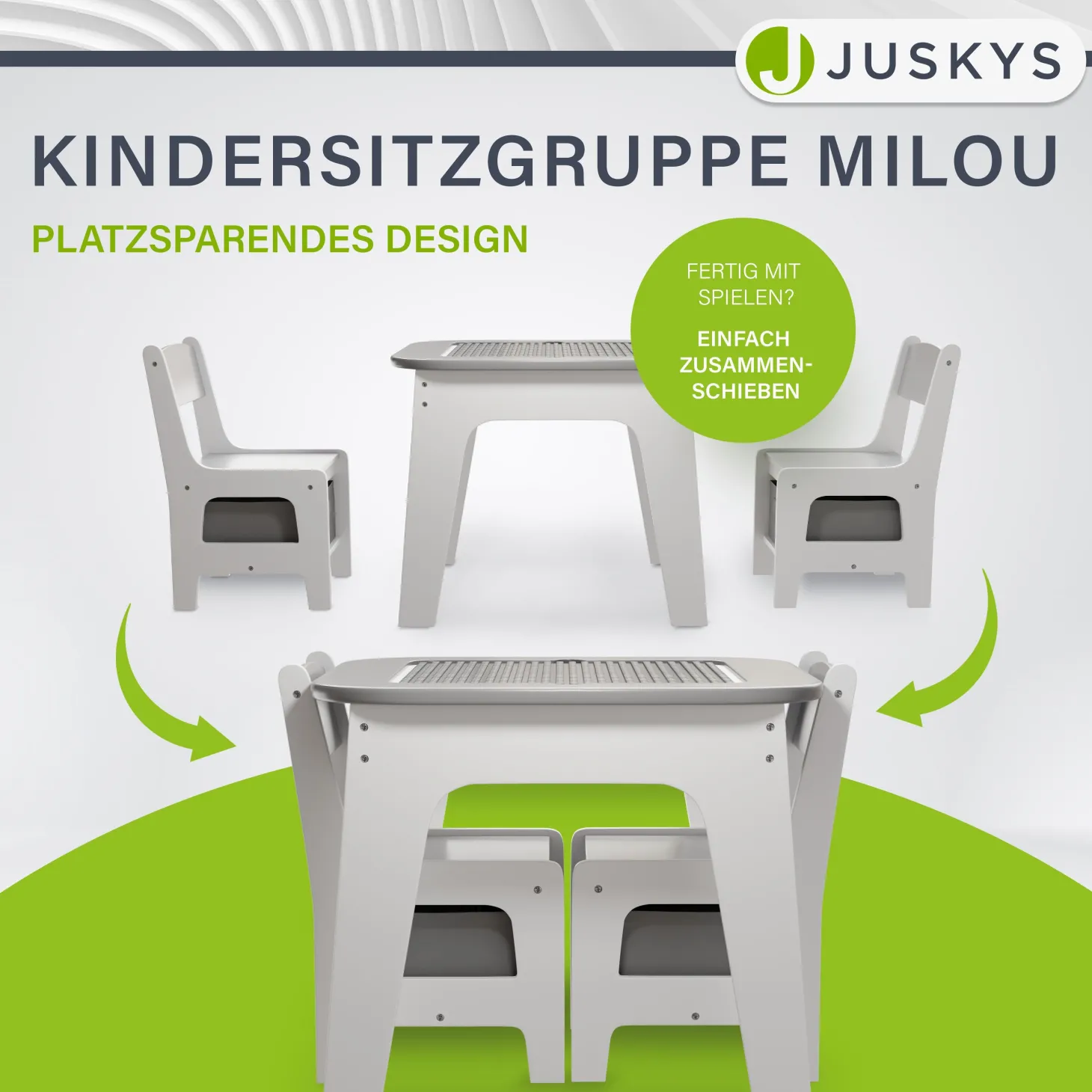 Spieltisch mit zwei Stühlen Milou