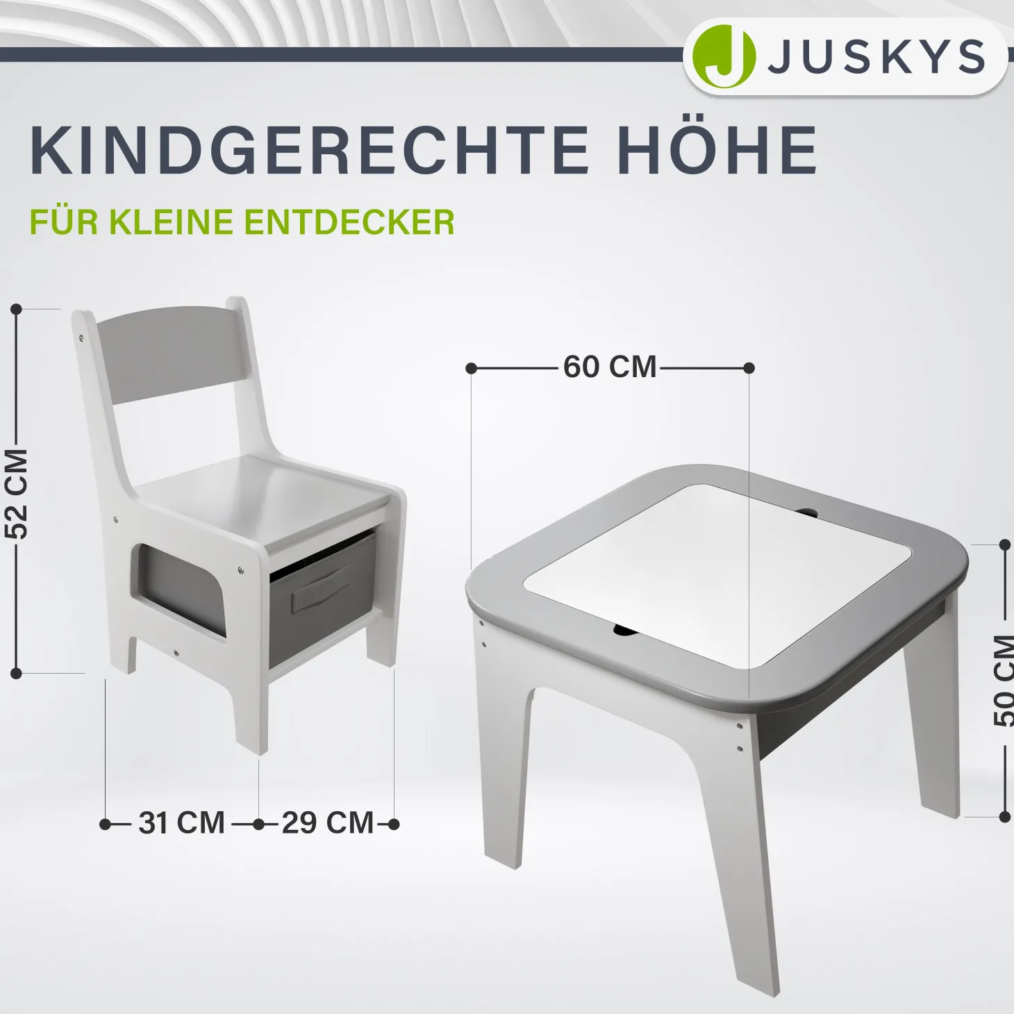 Spieltisch mit zwei Stühlen Milou