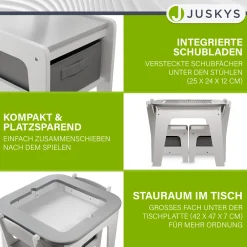 Spieltisch mit zwei Stühlen Milou