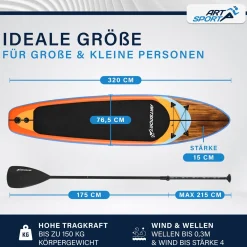 Stand Up Paddling Board - Komplett Set