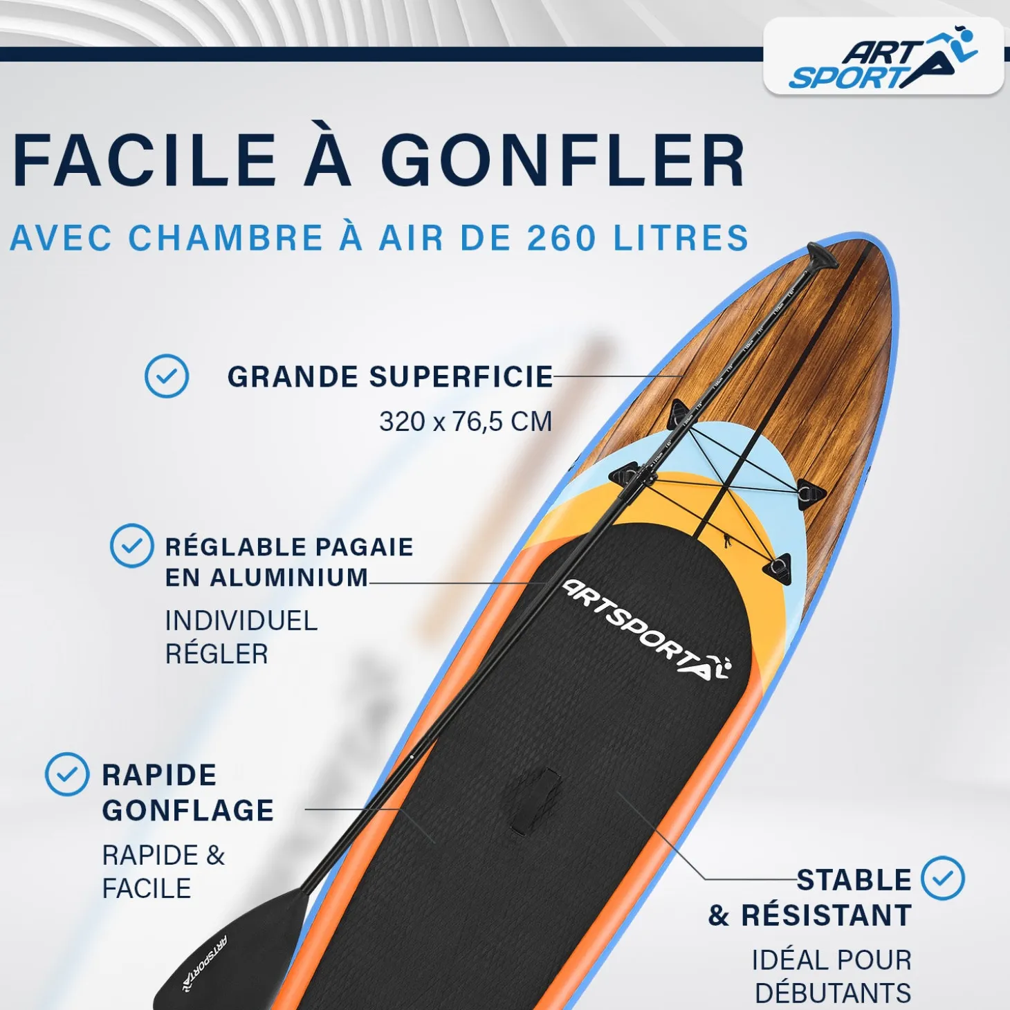 Stand Up Paddling Board - Komplett Set