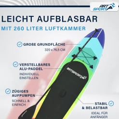 Stand Up Paddling Board - Komplett Set