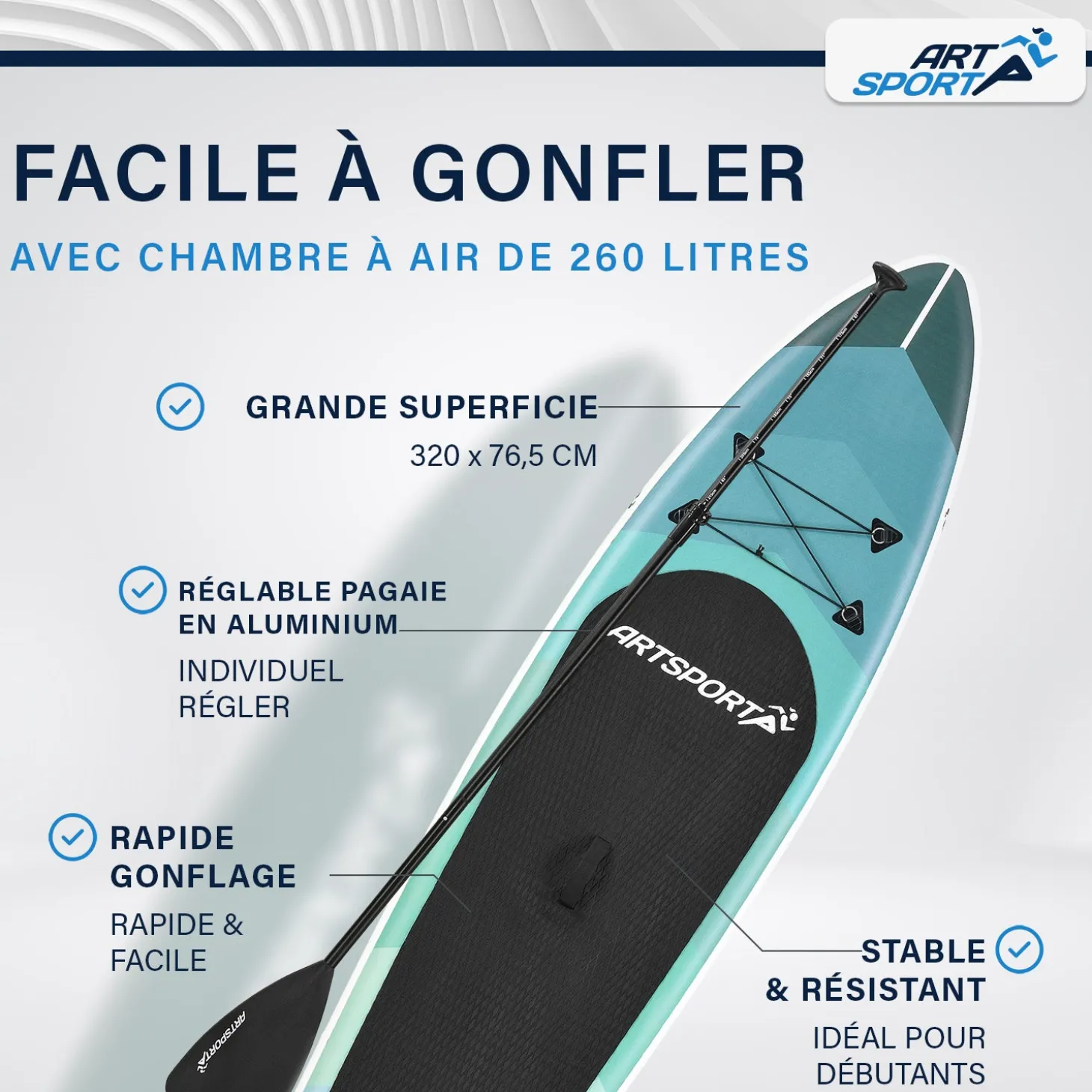 Stand Up Paddling Board - Komplett Set