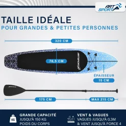 Stand Up Paddling Board - Komplett Set