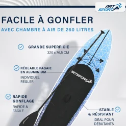 Stand Up Paddling Board - Komplett Set