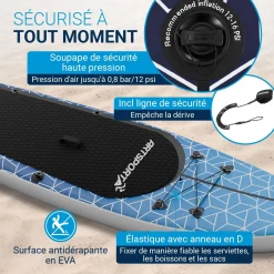 Stand Up Paddling Board mit Kajaksitz