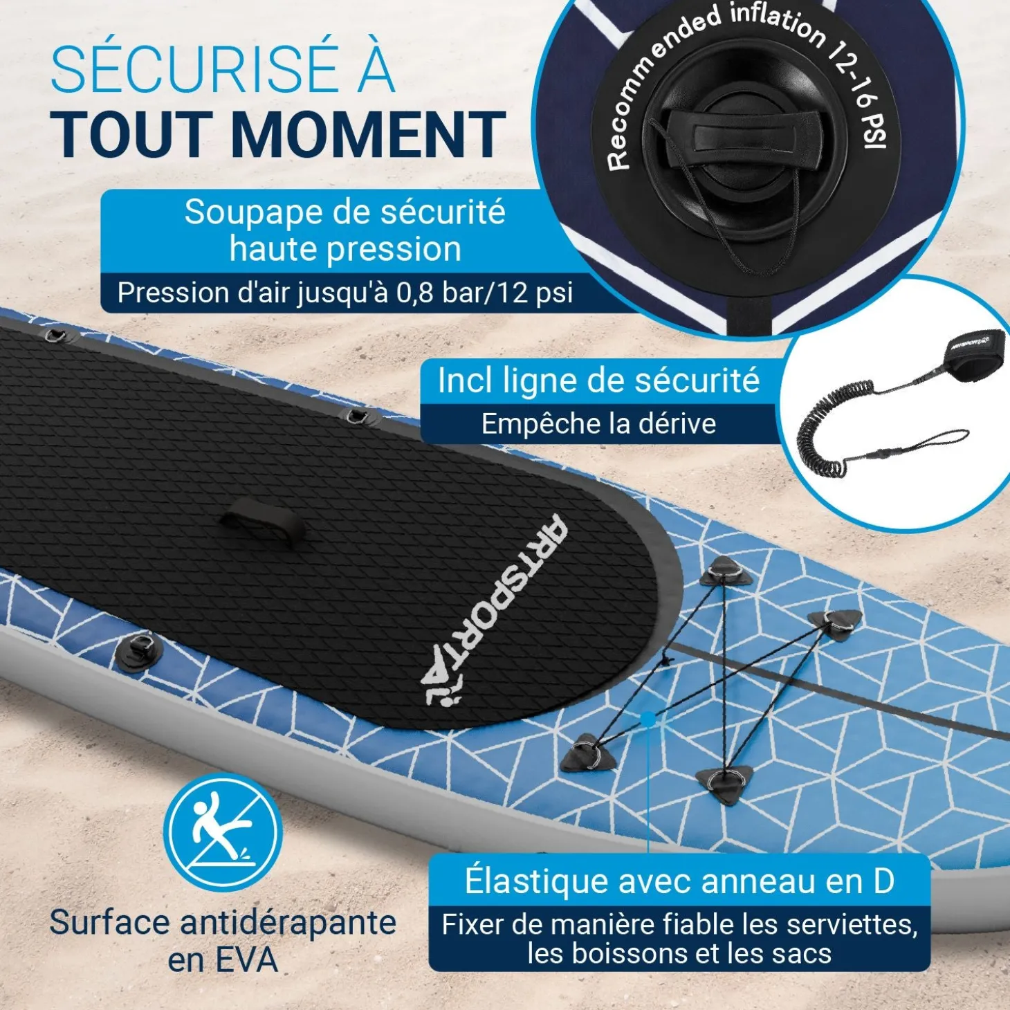 Stand Up Paddling Board mit Kajaksitz