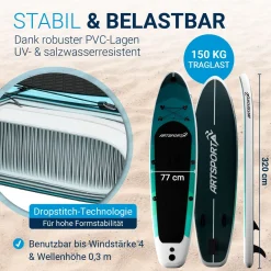 Stand Up Paddling Board mit Kajaksitz