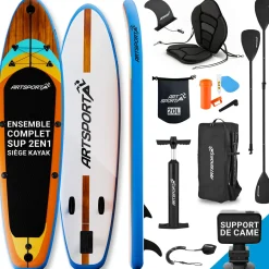Stand Up Paddling Board mit Kajaksitz