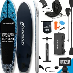 Stand Up Paddling Board mit Kajaksitz