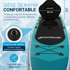 Stand Up Paddling Board mit Kajaksitz