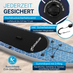 Stand Up Paddling Board mit Kajaksitz