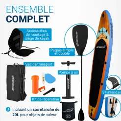 Stand Up Paddling Board mit Kajaksitz