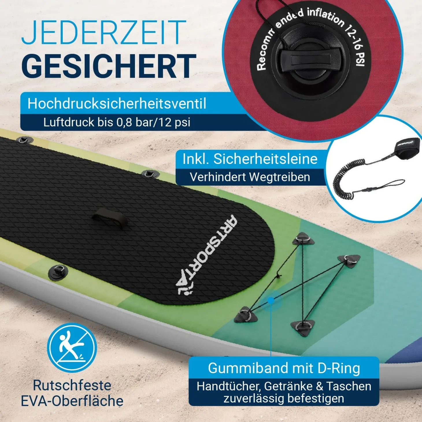Stand Up Paddling Board mit Kajaksitz