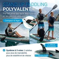 Stand Up Paddling Board mit Kajaksitz