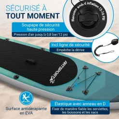 Stand Up Paddling Board mit Kajaksitz