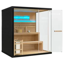 Traditionelle Sauna Vantaa - Schwarz