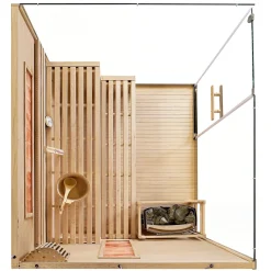 Traditionelle Sauna Vantaa - Schwarz