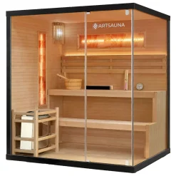 Traditionelle Sauna Vantaa - Schwarz