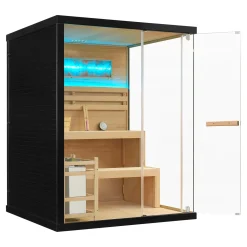 Traditionelle Sauna Vantaa - Schwarz